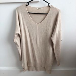 yellow chair sweater